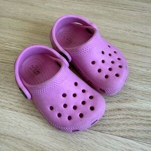 Toddler Pink Crocs - 5